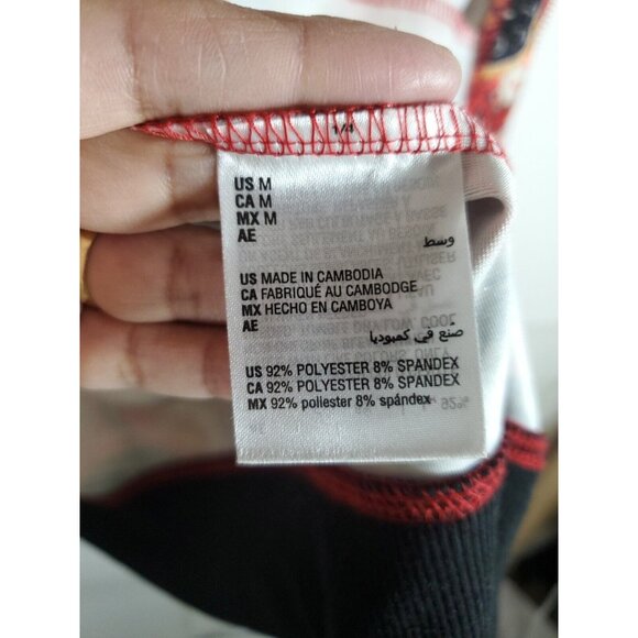 INC International Concepts Jacket Women Size Medium Pockets Red Paisley Zipper - Picture 10 of 15